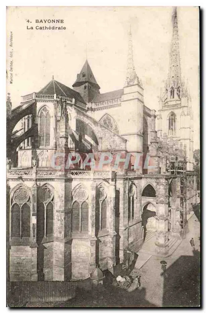 Bayonne — A Catedral — Marcel Sènby, editor, Bordeaux - Frente
