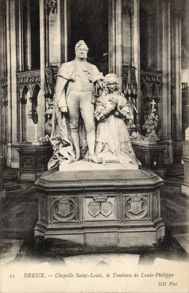 Dreux — Kapelle Saint-Louis, das Grab von Louis-Philippe — ND Phot - Vorderseite