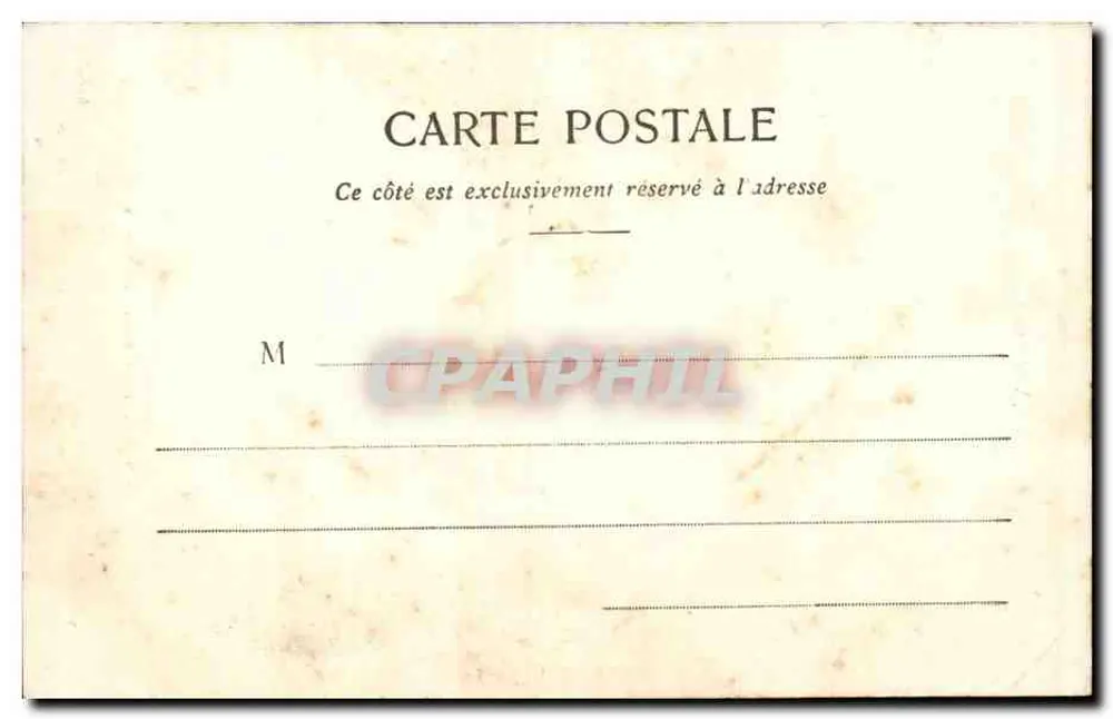 St-Nectaire - Rocha do Esfinge — Auvergne — Imp. Boucheron et Vassaly - Verso