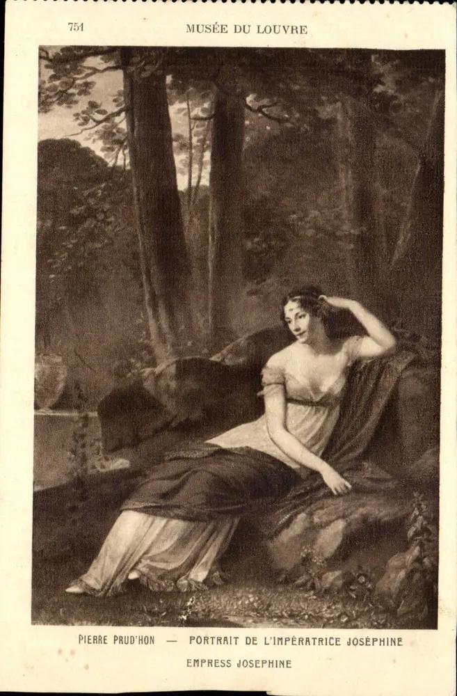 Porträt der Kaiserin Joséphine — Louvre-Museum — Pierre Prud'hon — Nr. 751 - Vorderseite