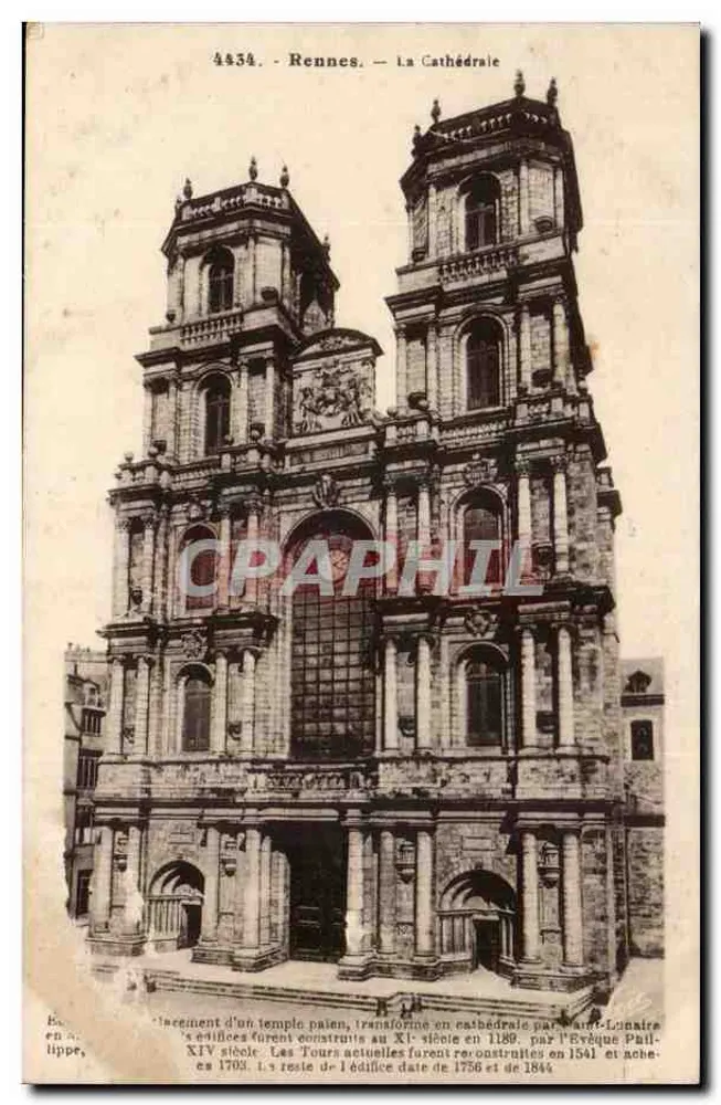 Rennes — A Catedral — Laurent-Hei, n°4434 - Frente