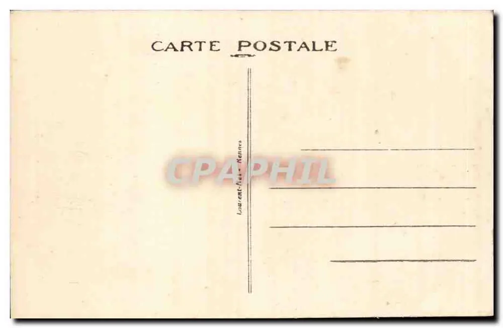 Rennes — A Catedral — Laurent-Hei, n°4434 - Verso