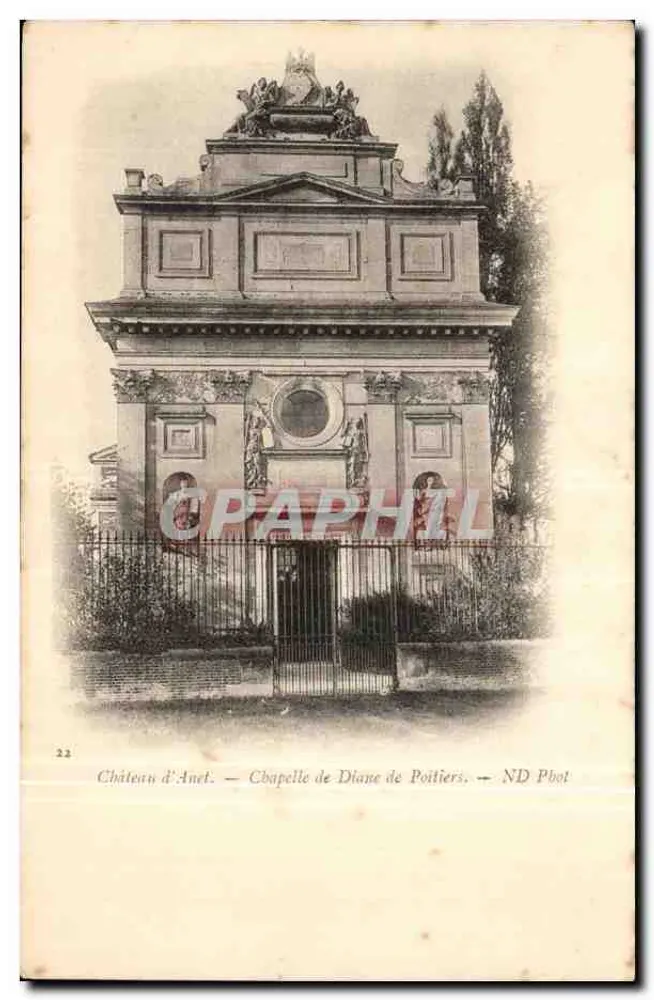 Château d'Anet — Kapelle von Diane de Poitiers — ND Pbot - Vorderseite
