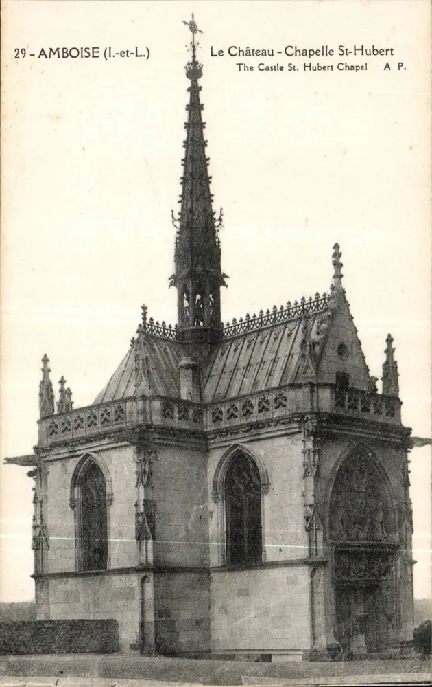 Amboise (Loire-et-Loire) — Het Kasteel-Kerkje van Sint Hubertus — A.P. - Voorkant