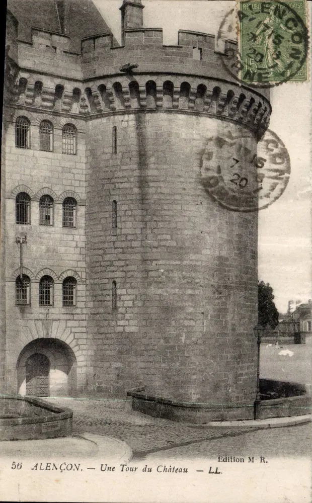 Alençon — Uma Torre do Castelo — Edição M. R. - Frente
