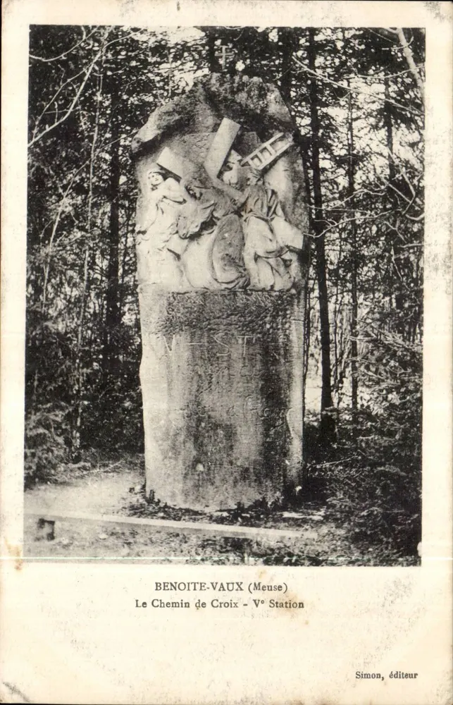 Benoite-Vaux (Meuse) — Der Weg des Kreuzes - 5. Station — Simon, Verlag - Vorderseite
