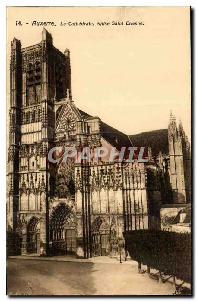 Auxerre. Die Kathedrale, Kirche Saint Étienne — Verlag Ch. Monneret, Nr. 9441 - Vorderseite