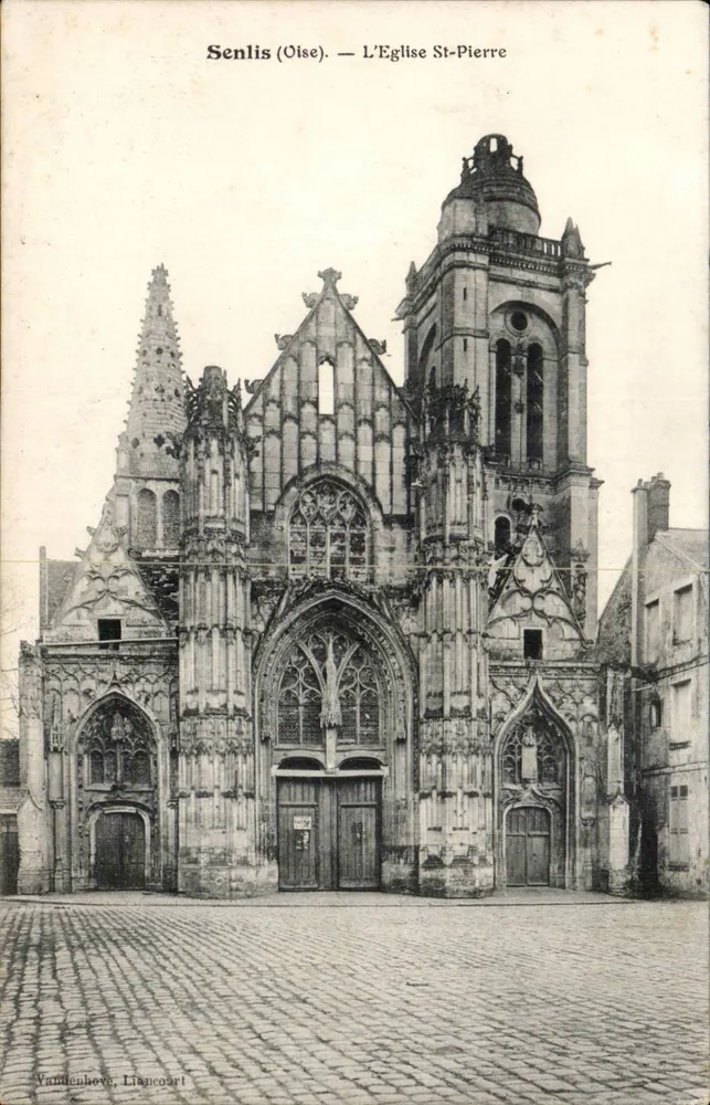 Senlis (Oise) — Widok na kościoł św. Piotra — Vandenhove, Liancoart - Awers