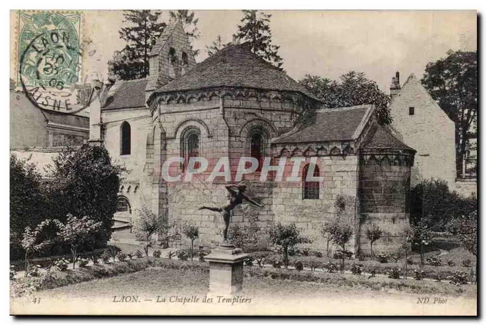 Laon — Katedra Templi — ND Phot - Awers