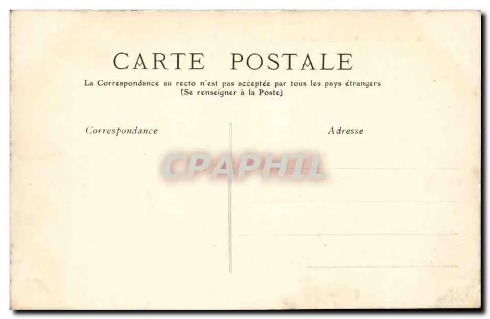 Coucy-le-Château — os Muros — editor desconhecido, número de série não visível - Verso