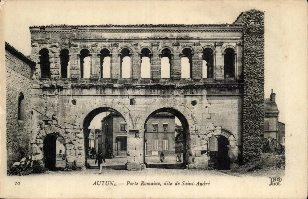 Autun — Porta Romana, dita de Saint-André — JND Hol, n°10 - Frente