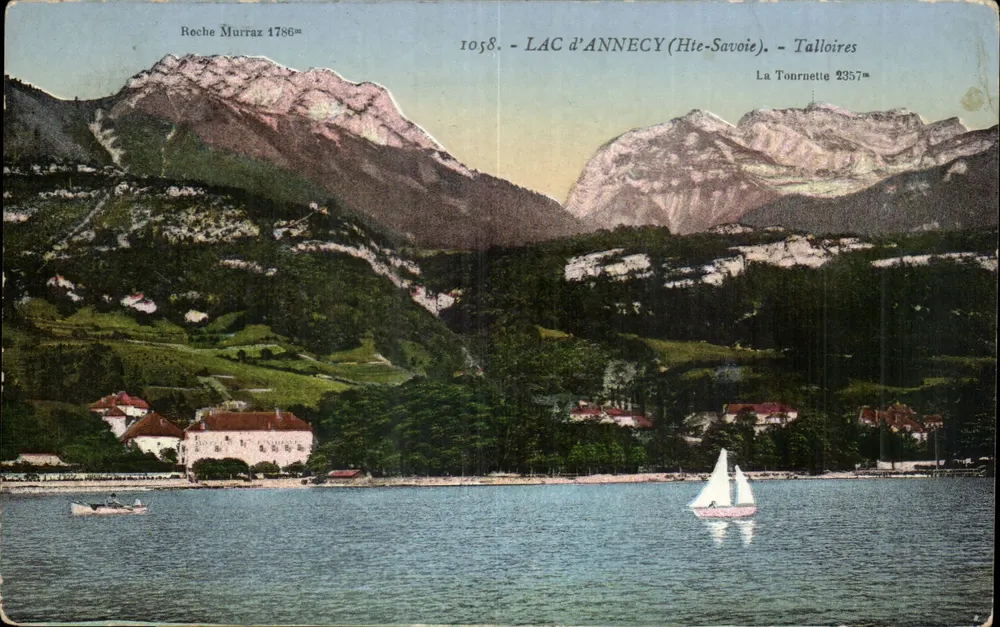 See Annecy (Haute-Savoie) — Ansicht mit Roches Murraz und La Tonnette — Verlag L. Faures - Vorderseite