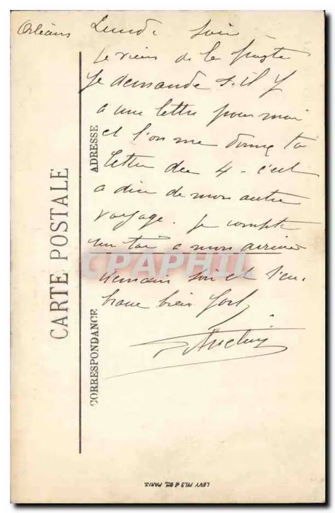 Angers — Kasteel Historisch monument — LL n°15 - Achterkant