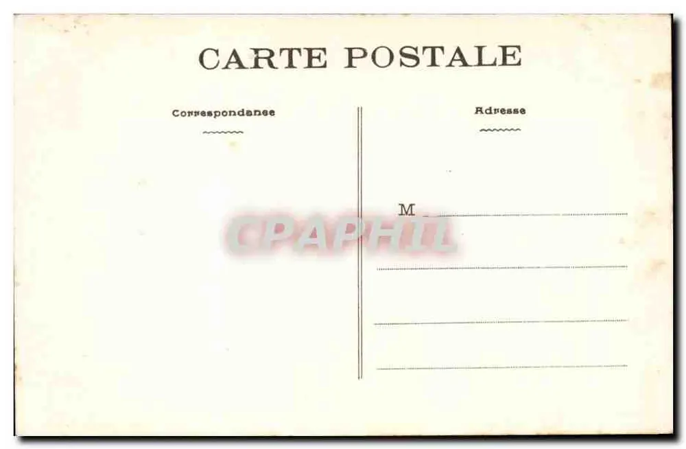 Der Bourg-de-Batz (L.-Inf.) — Die Felsen an einem stürmischen Tag — Phototypie de Paris - Rückseite