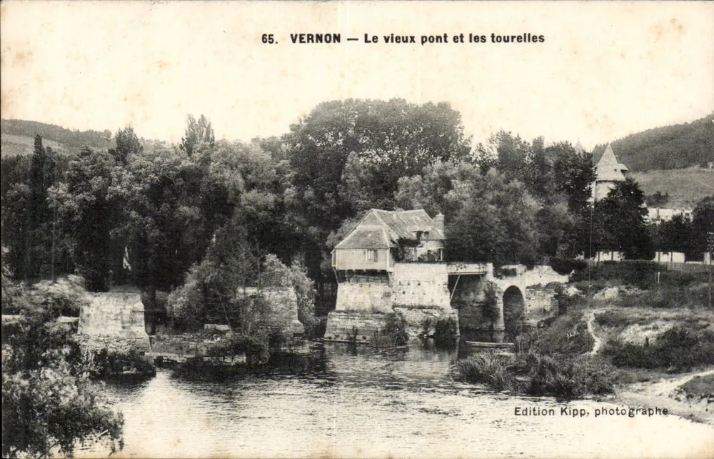 Vernon — Der alte Brücke und die Türme — Edition Kipp, Fotograf - Vorderseite