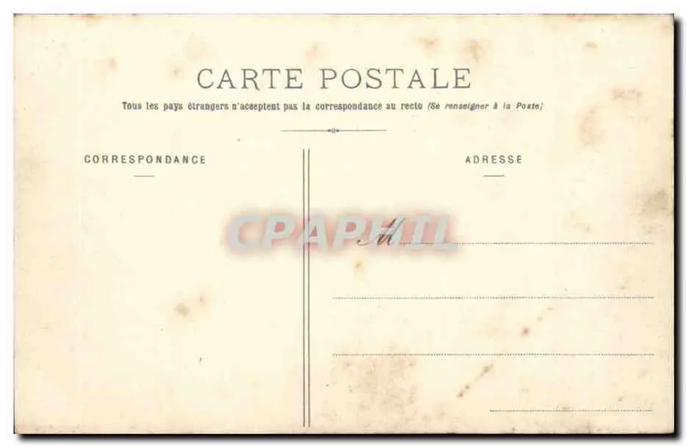 Castelo de Blavou, perto de Mortagne (Orne) — Coleção R. Tostijis, fotografia, Lange (Orne), N° 688 - Verso