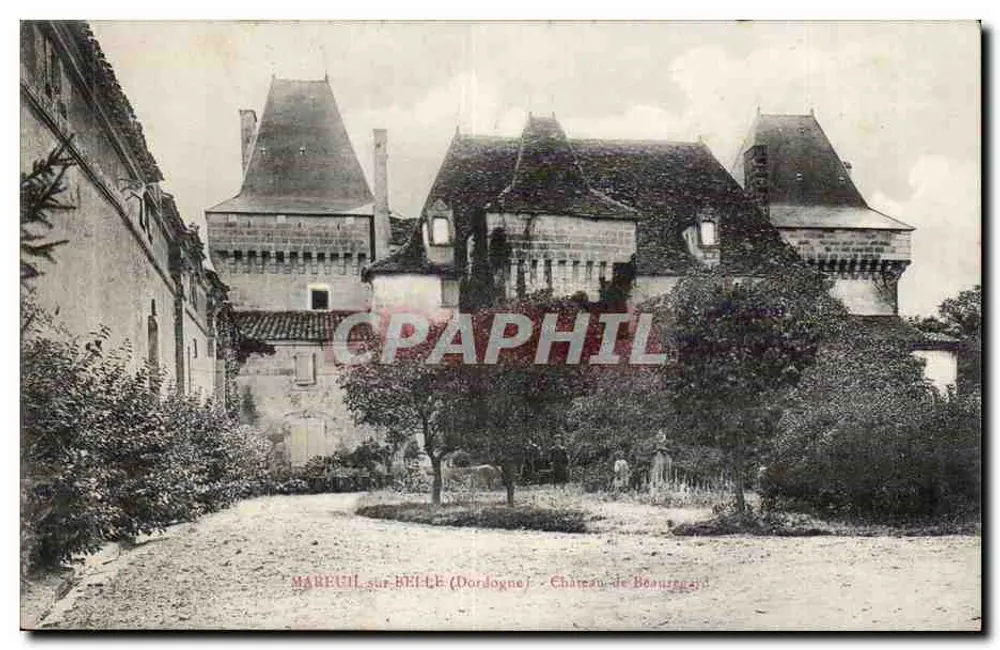 Mareuil-sur-Bèze (Dordogne) - Castillo de Beauregard - Anverso