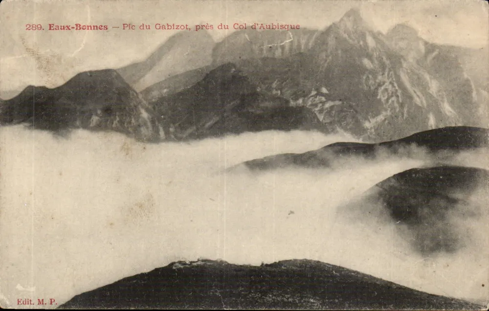 Eaux-Bonnes — Pic du Gabizot, nahe dem Aubisque-Pass — Edit. M. P. - Vorderseite