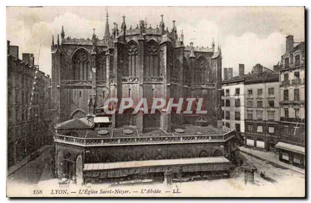 Lyon — A Igreja de São Nizier — A Abside — LL. — n° 158 - Frente