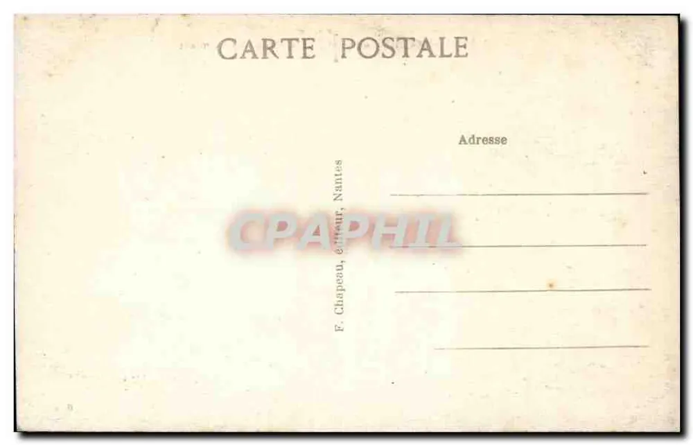 La Baule-les-Pins (Loire-Inf.) — La Place des Palmiers — F. Chapeau, Nantes - Rückseite