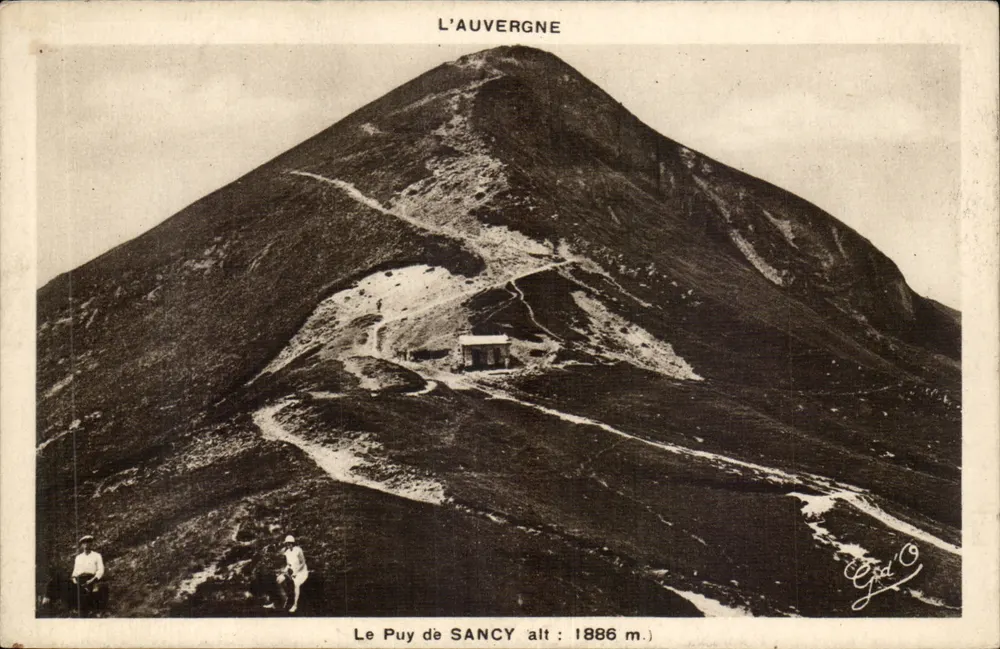 Le Puy de Sancy — montanha auvergnata — J. Gouttefange, editor, n° 1773 - Frente