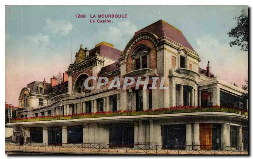 La Bourboule — O Casino — J. Gouttefangeas, Editora, P. de D.1 - Frente