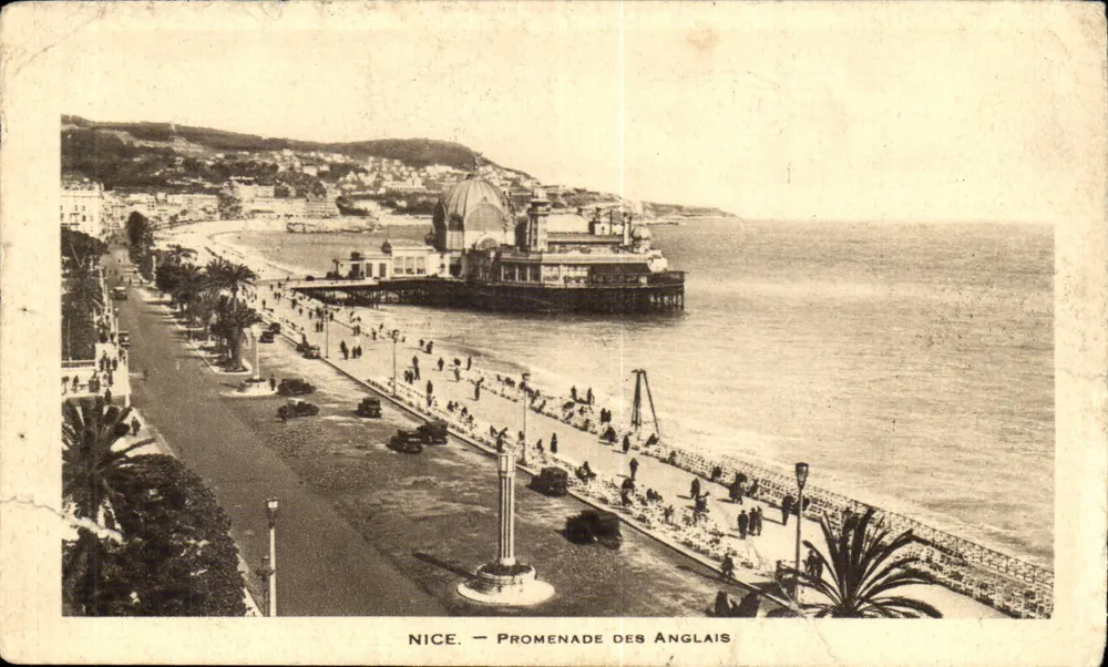 Nice — Promenade dos Ingleses — editor desconhecido, número de série não visível - Frente