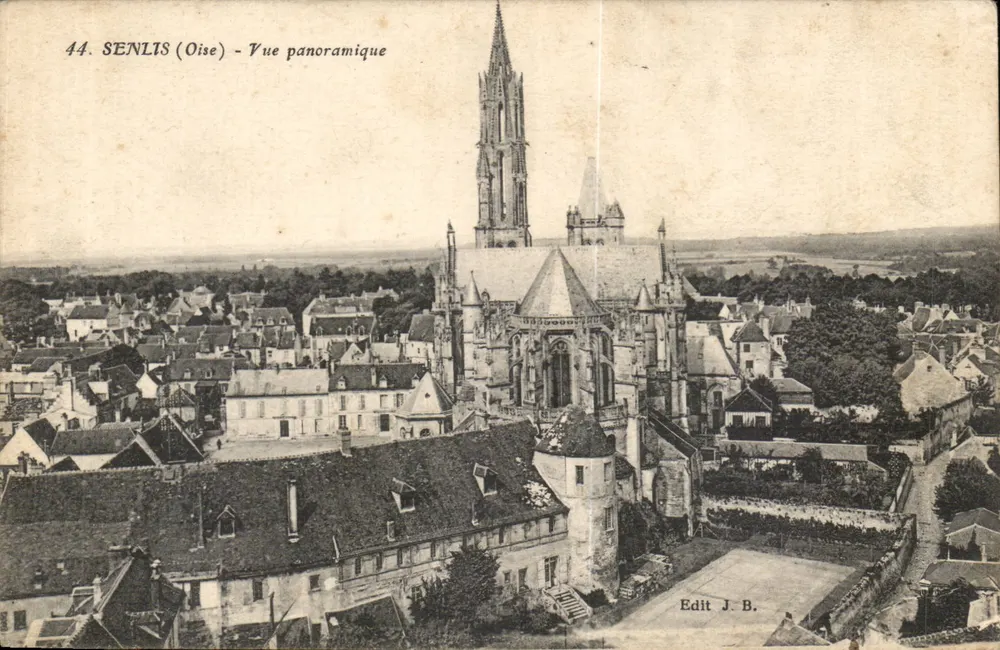 Senlis (Oise) - Vista panorâmica — Edit J.B. n°44 - Frente