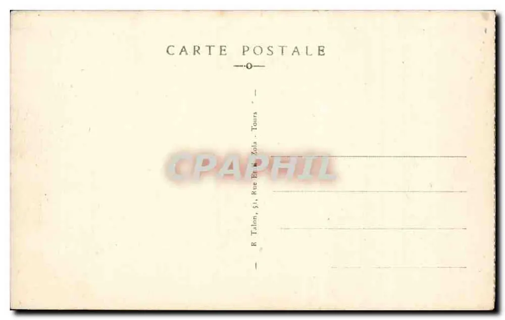 Blois (L.-et-C.) — Ansicht des Schlosses — Begegnung von Henri III und dem Herzog von Guise — A.P. - Rückseite