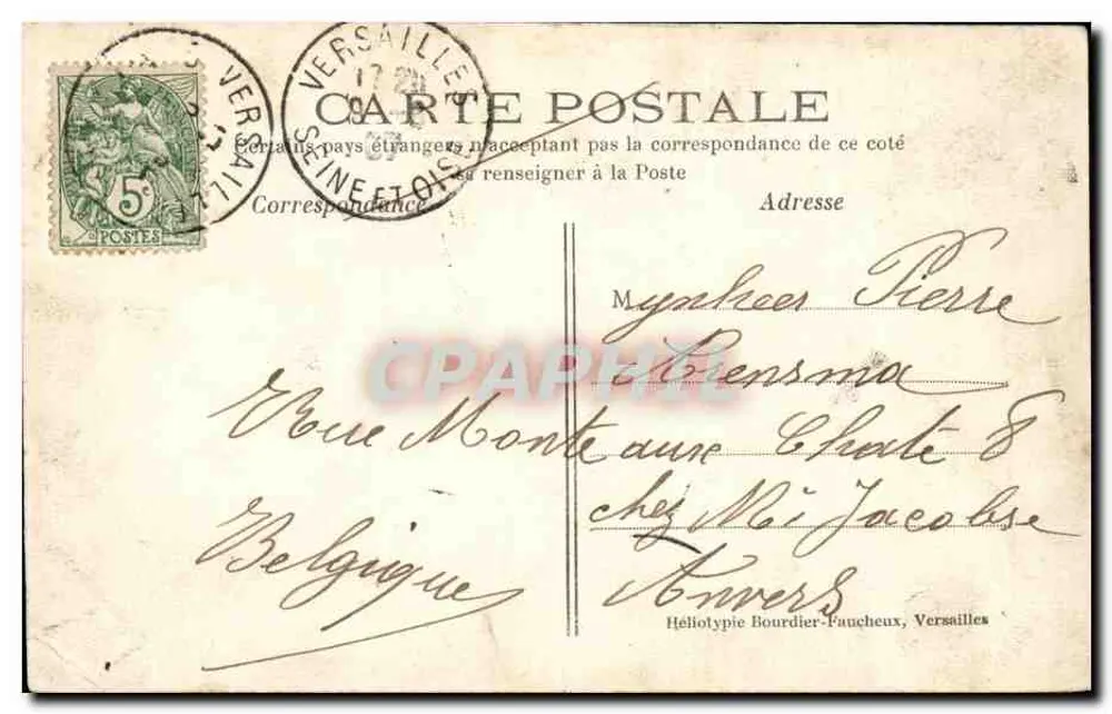 Versailles — Museu das Carroças — Châtel Renault - Verso
