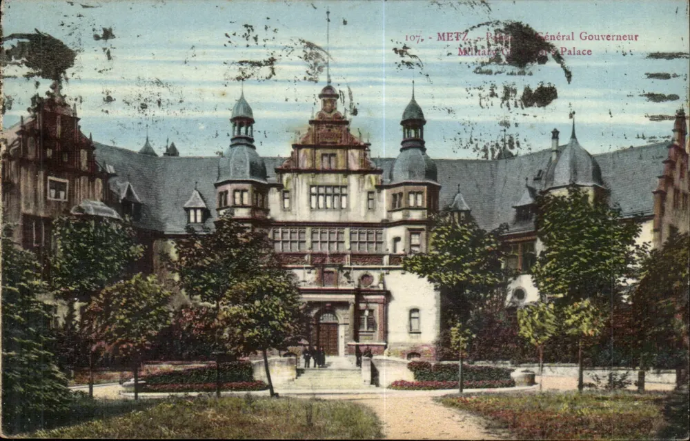 Metz — Palácio do Geral Governador — Editor Marquet, n° 107 - Frente