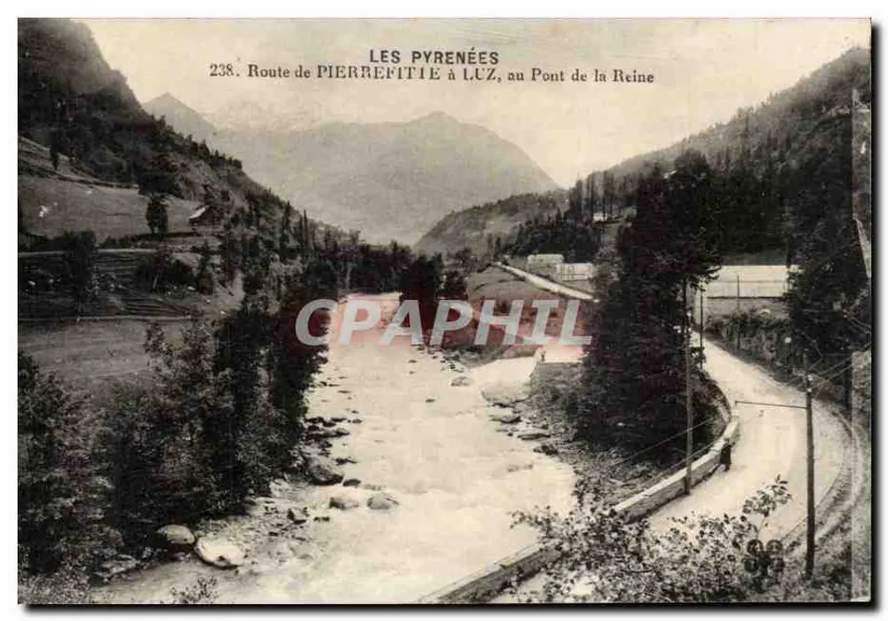 Die Pyrenäen — Route von Pierrefitte nach Luz am Pont de la Reine — Serie 238 - Vorderseite