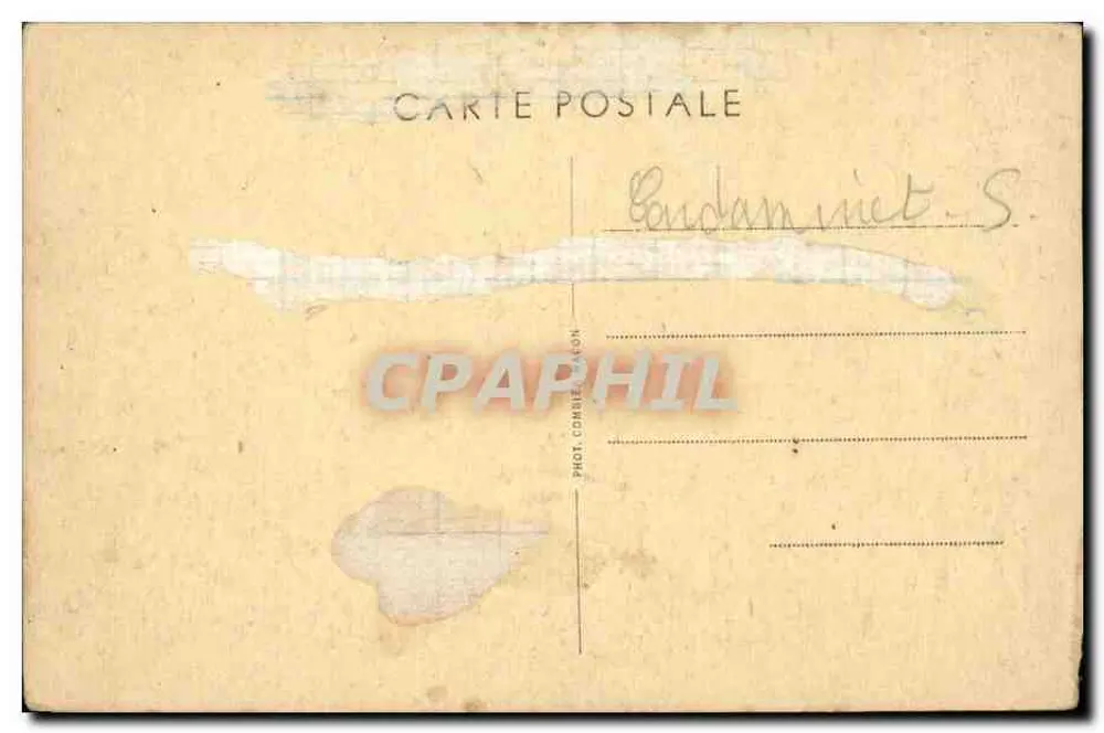 Marselha — O Castelo de If — editor Cim, n°8 - Verso