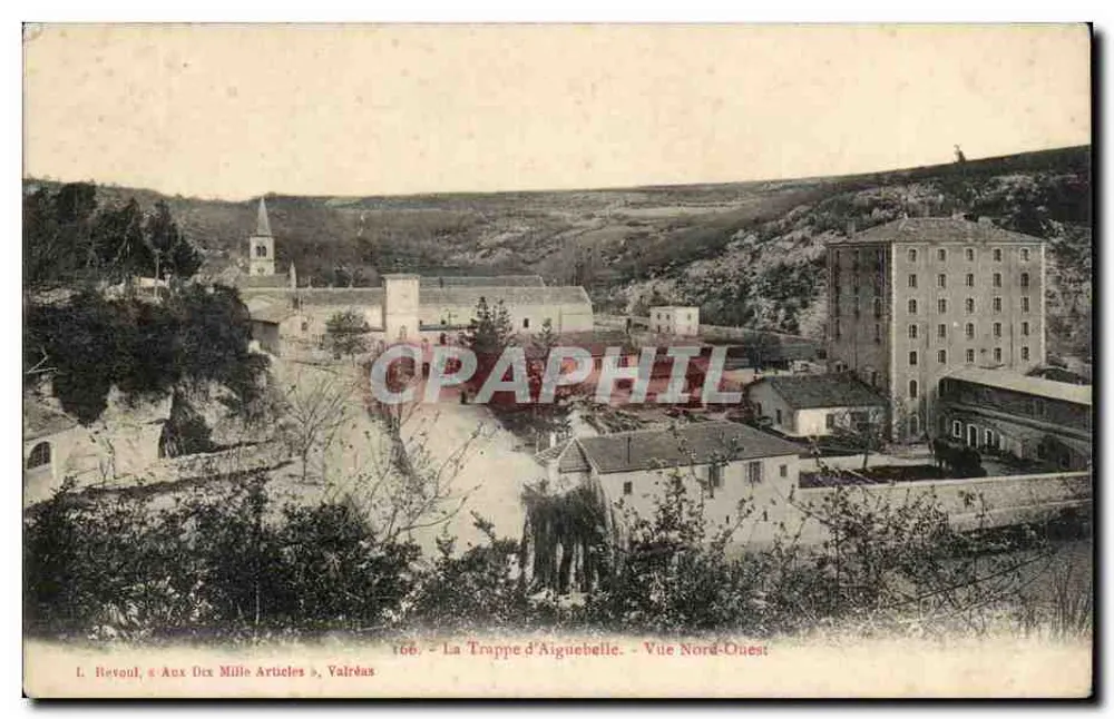 La Trappe d'Aiguebelle — Vue Nord-Ouest — L. Revoul, « Aux Dix Mille Articles », Valréas - Vorderseite