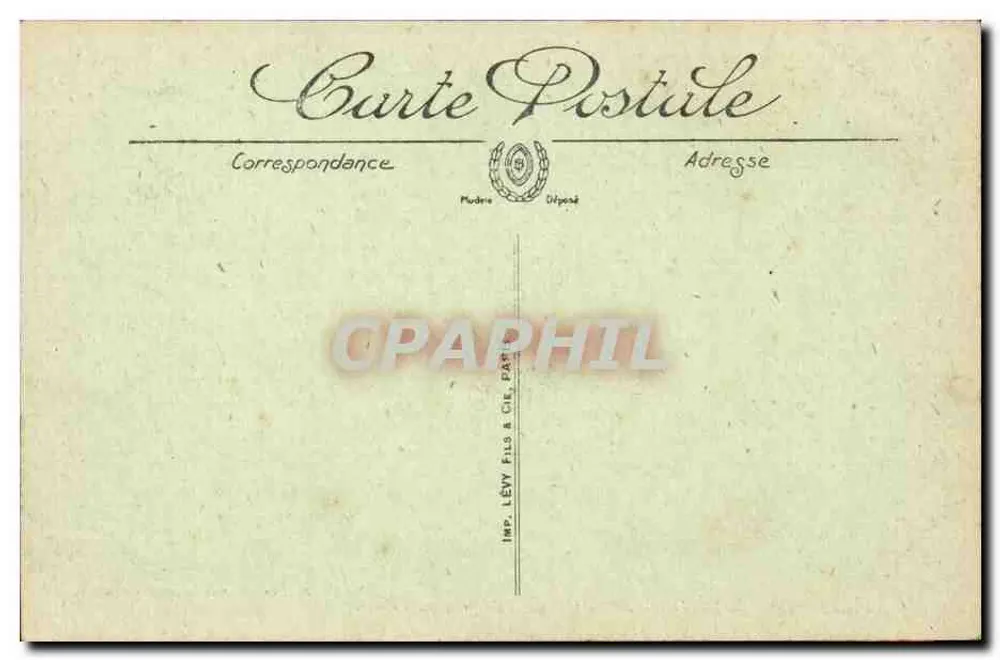 Montdidier — Visão geral tirada do Priaure — Cia Masson, Edição Madurel-Alberti - Verso