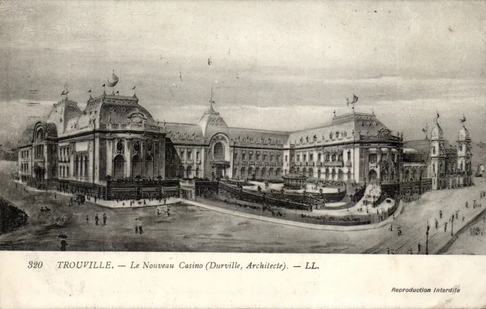 Trouville — Das Neue Casino (Durville, Architekt) — LL. - Vorderseite