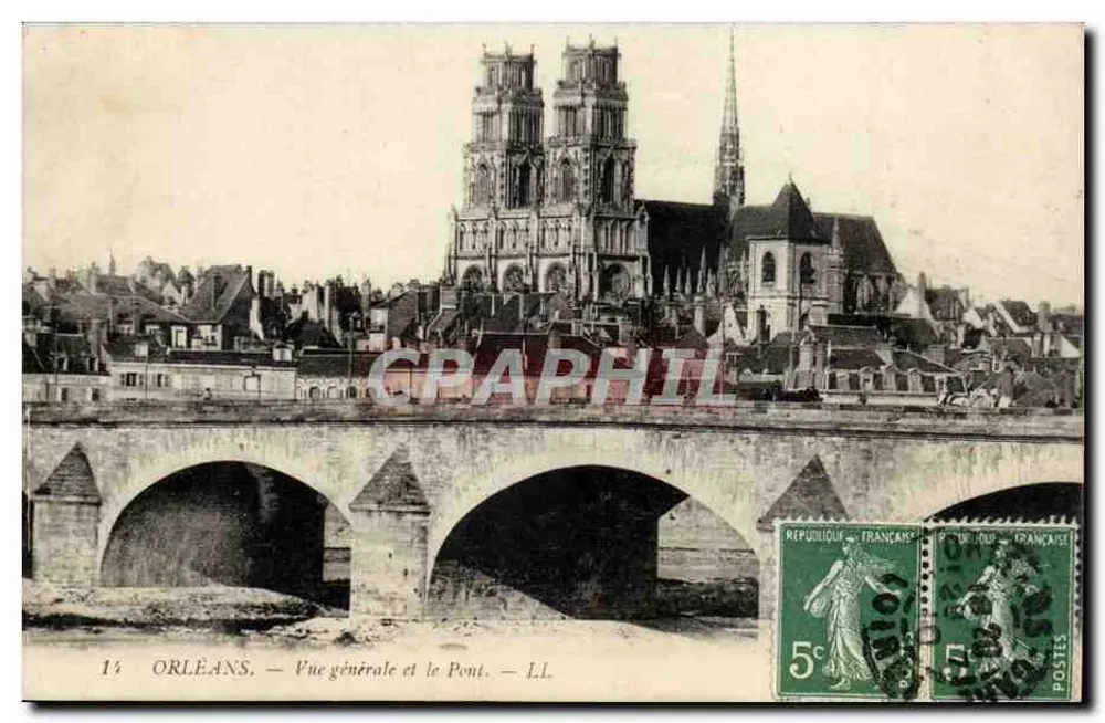 Orléans — Vista Geral e o Ponte — LL - Frente
