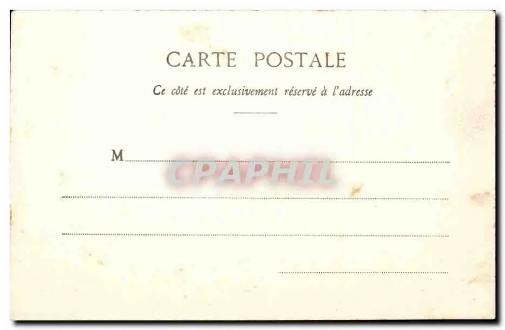 O Mont Dore — As Chaminés do Diabo — Lib. Bougé-Béal, 21, rue de l’Écu, Clermont-Ferrand - Verso