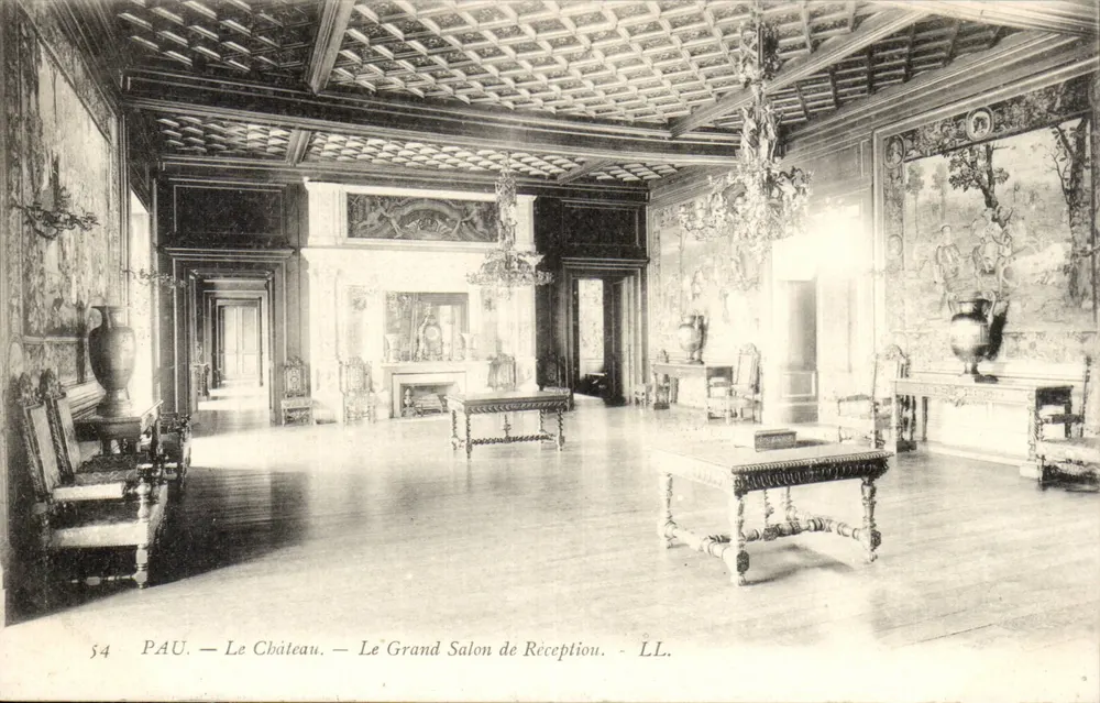 Pau — Das Schloss — Der Große Empfangssaal — LL. - Vorderseite