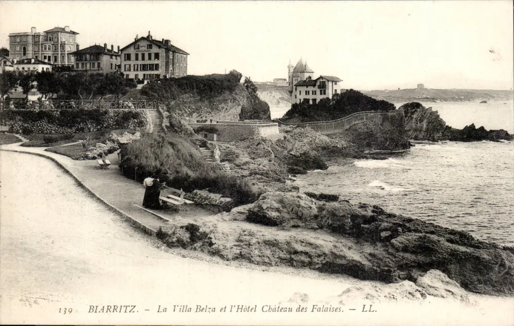 Biarritz — Villa Belza und Hotel Château des Falaises — LL. n°139 - Vorderseite