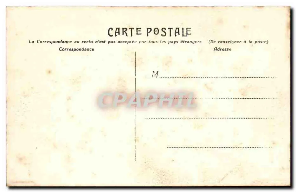 Metz. Margem do rio St. Louis. — Vista da margem e da catedral — Carte postale ancienne - Verso