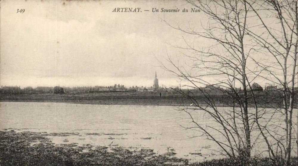 Artenay — Een herinnering van het Nan — Uitgever onbekend, n° 349 - Voorkant