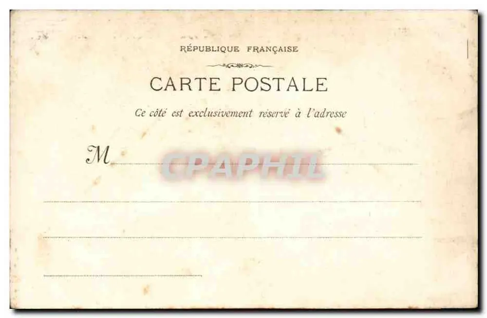Toulon - Der Maritime Genius und die Darse — Phototypie E. Lacour - Marseille, n° 528 - Rückseite
