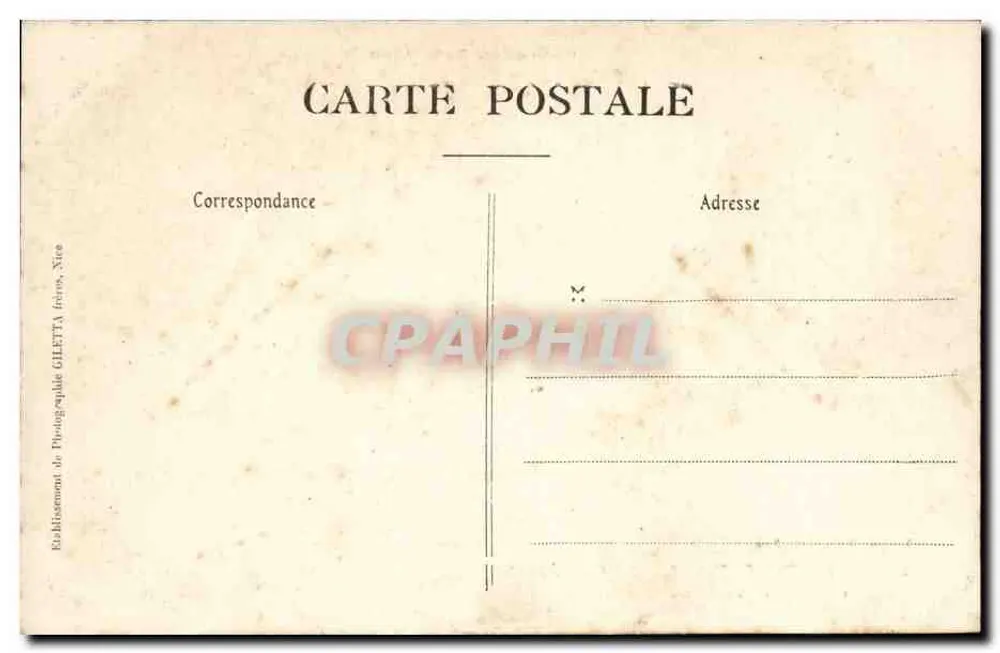 Saint-Raphaël — A Catedral e o Boulevard Félix-Martin — Edição Oletta, Nice, n° 1614 - Verso