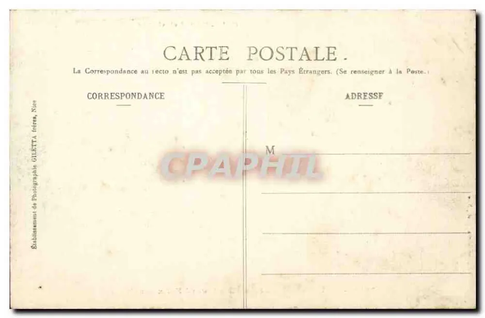 Saint-Raphaël - Boulevard Félix-Martin — editor Édouard Giletta, Nîmes, n° 1612 - Verso