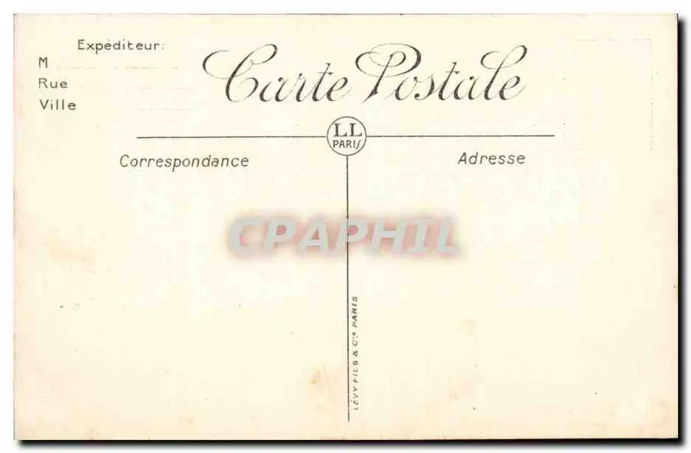 Marselha — A Rue de la République — LL - Verso