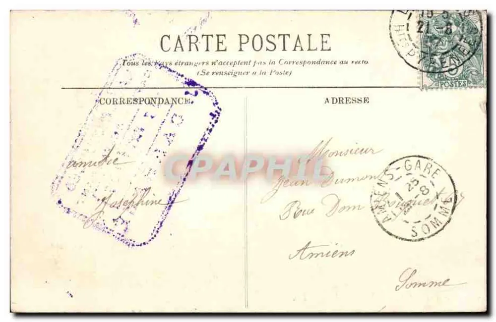 Lourdes — O Lago — LL. — J. CASSALE - Verso