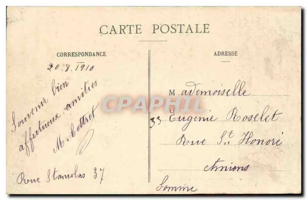 Plombières-les-Bains — Ansicht der Jungfrau und der Kapelle Saint-Joseph — Fleurot, phot. - Rückseite