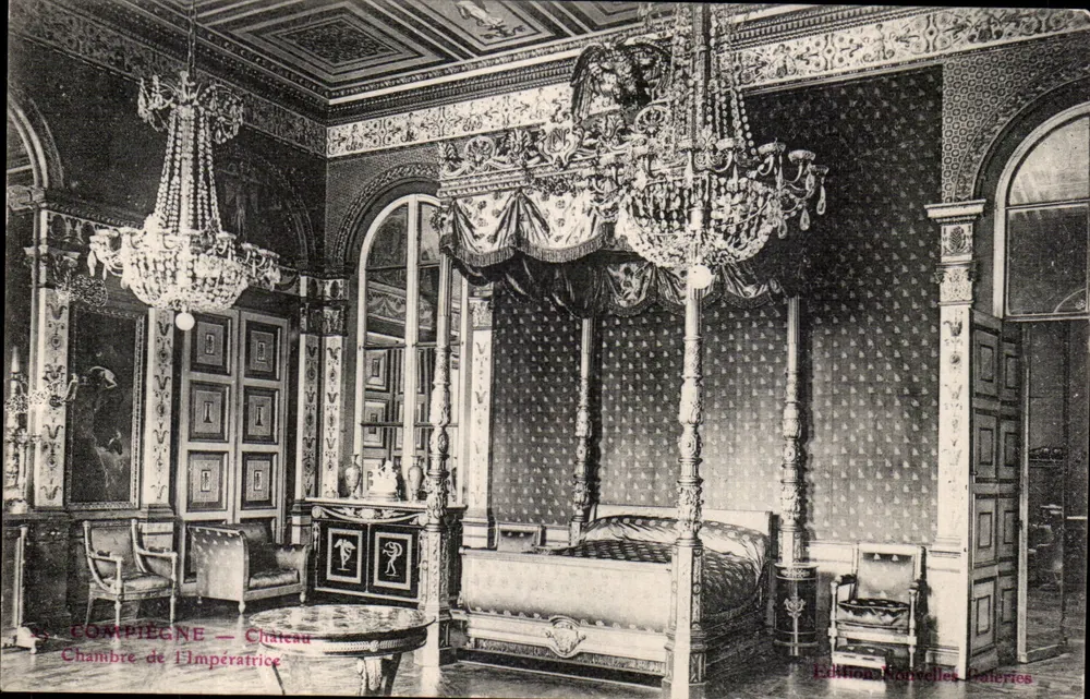 Compiègne — Castelo, Quarto da Imperatriz — Edição Roparzelle Galeries - Frente
