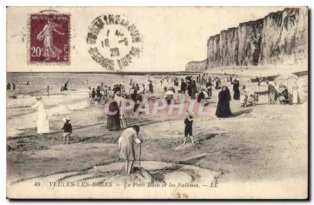 Veuves-Les-Roses — Der Kleine Badestrand und die Klippen — LL - Vorderseite